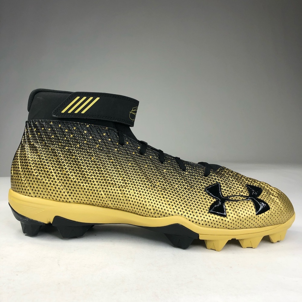 Under Armour Bryce Harper 2 Gold Baseball Cleats